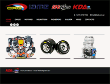 Tablet Screenshot of iame-argentina.com